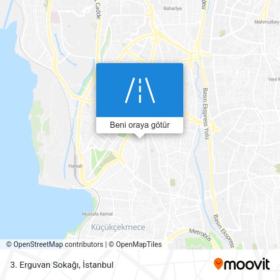 3. Erguvan Sokağı harita