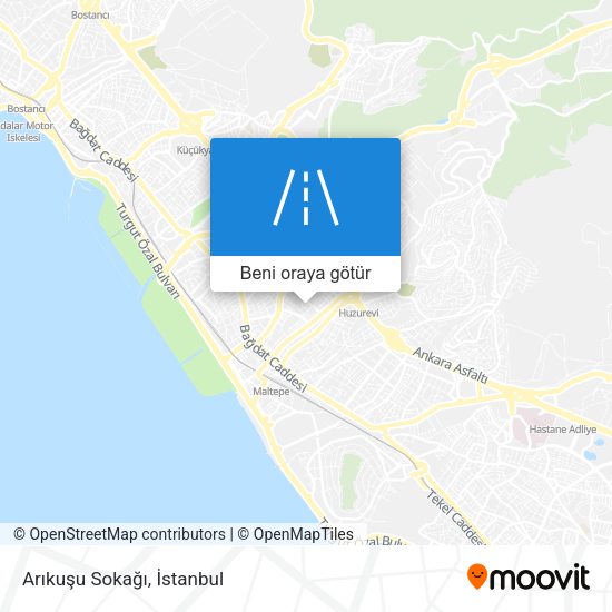 Arıkuşu Sokağı harita