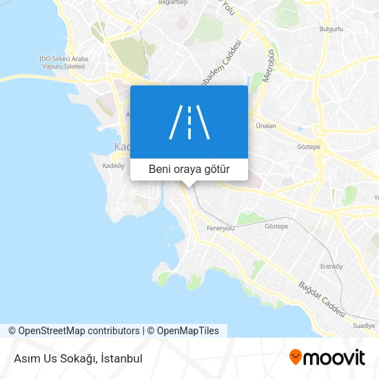 Asım Us Sokağı harita