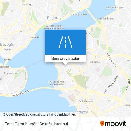 Fethi Gemuhluoğlu Sokağı harita