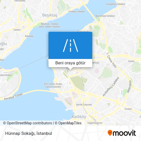 Hünnap Sokağı harita