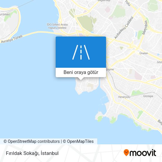 Fırıldak Sokağı harita