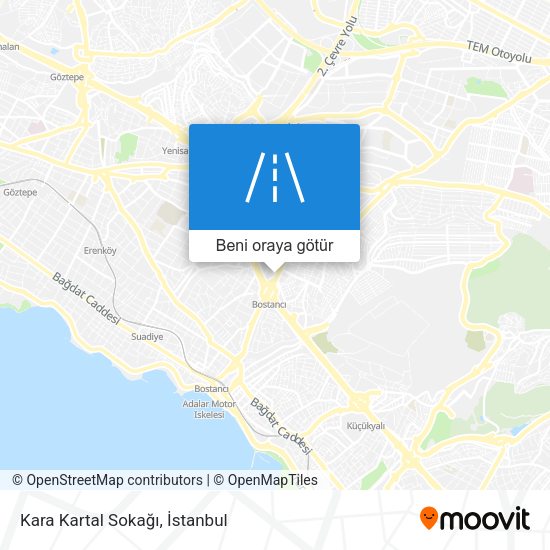 Kara Kartal Sokağı harita