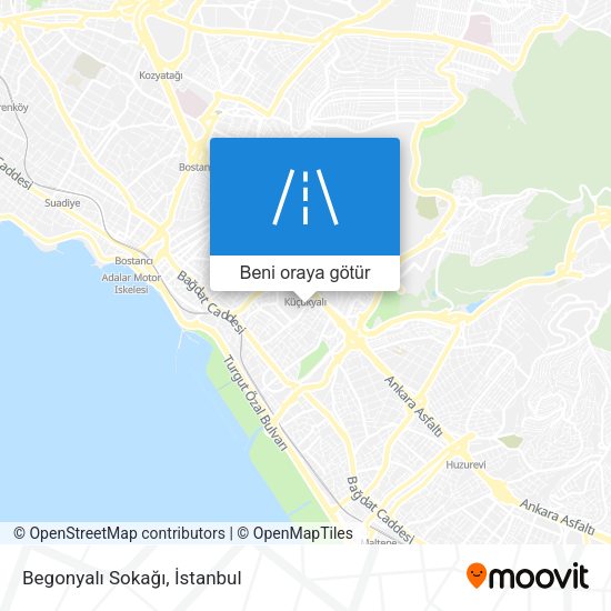 Begonyalı Sokağı harita