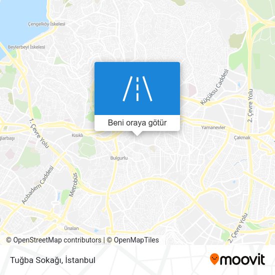 Tuğba Sokağı harita