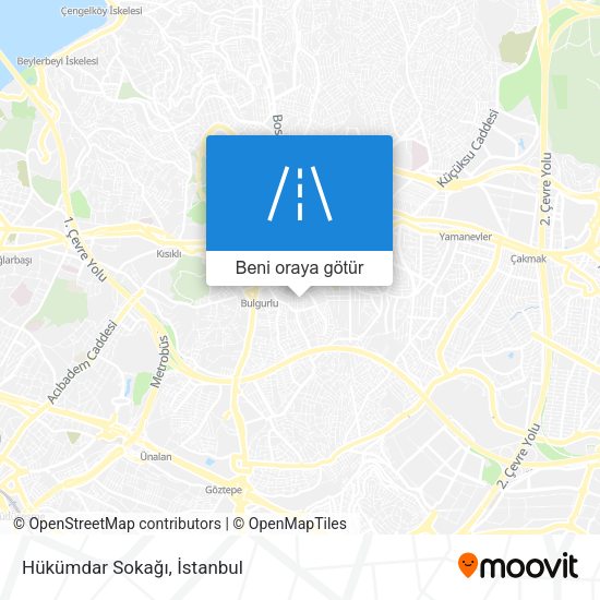 Hükümdar Sokağı harita
