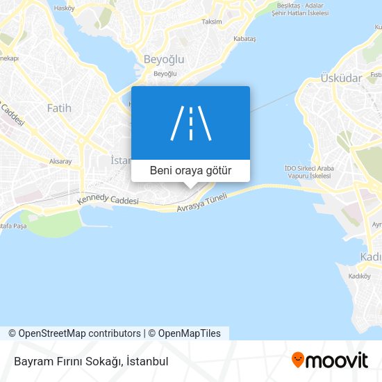 Bayram Fırını Sokağı harita