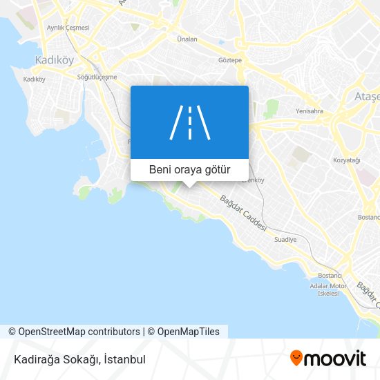 Kadirağa Sokağı harita