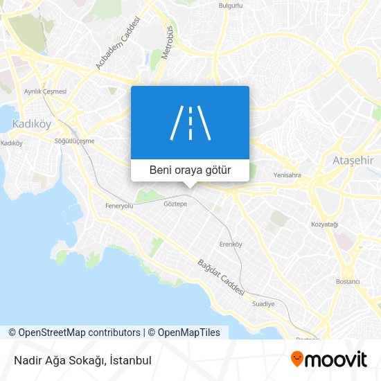 Nadir Ağa Sokağı harita
