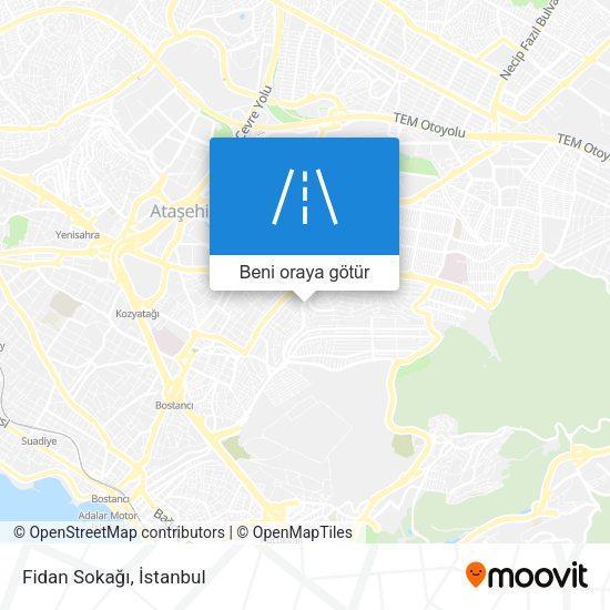 Fidan Sokağı harita