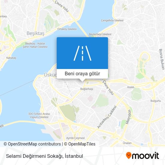 Selami Değirmeni Sokağı harita