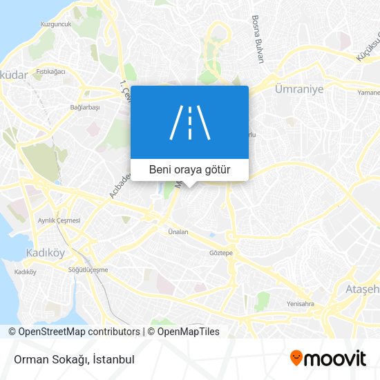 Orman Sokağı harita
