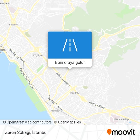 Zeren Sokağı harita