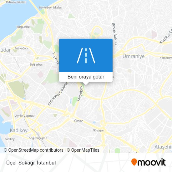 Üçer Sokağı harita