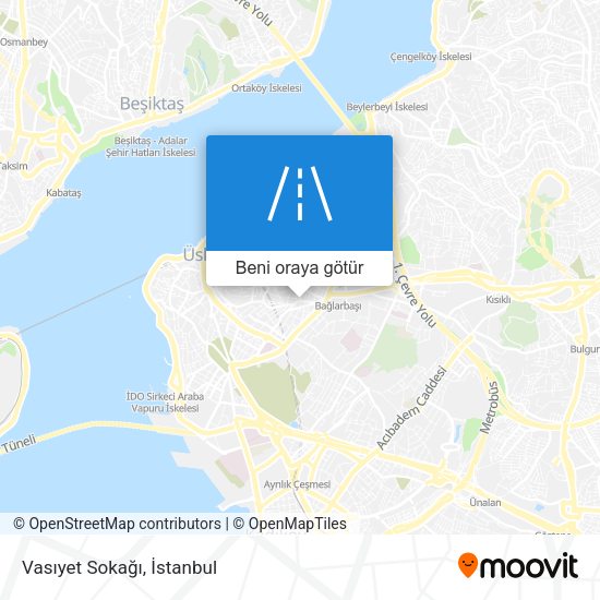 Vasıyet Sokağı harita