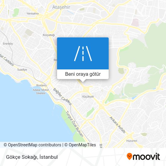 Gökçe Sokağı harita