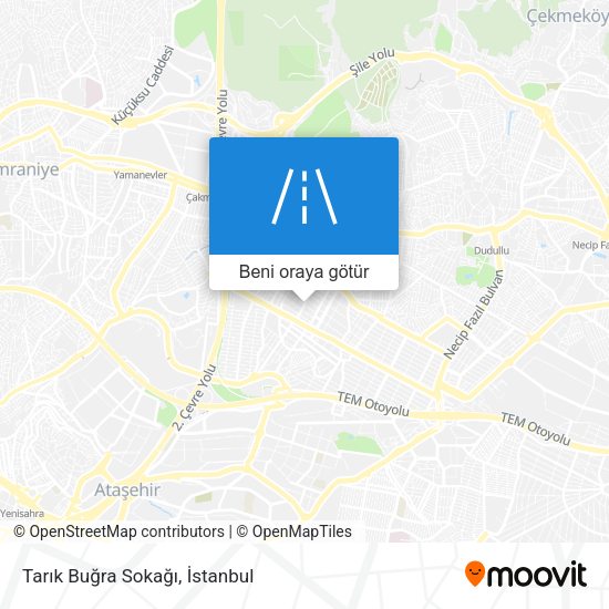 Tarık Buğra Sokağı harita