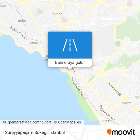 Süreyyapaşam Sokağı harita