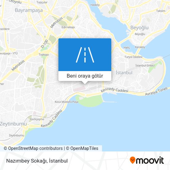 Nazımbey Sokağı harita