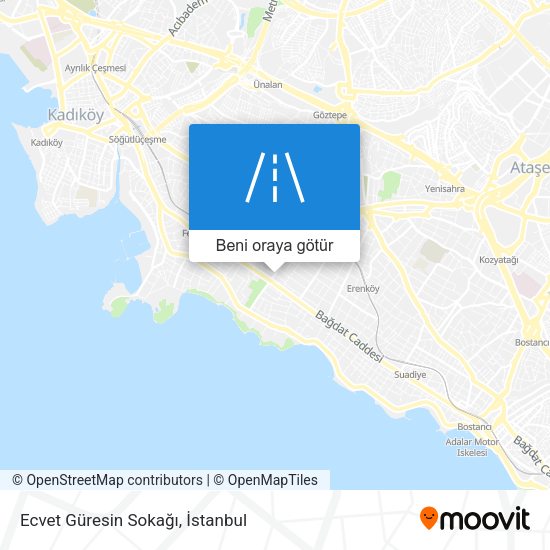 Ecvet Güresin Sokağı harita