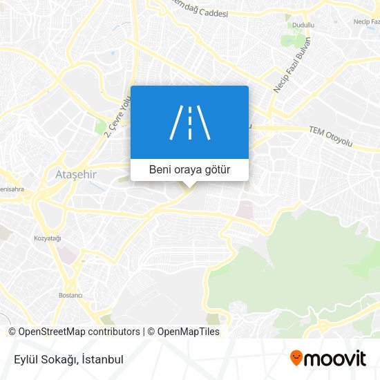 Eylül Sokağı harita