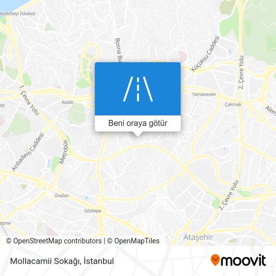 Mollacamii Sokağı harita