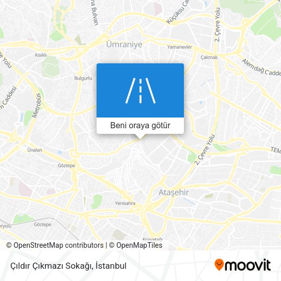 Çıldır Çıkmazı Sokağı harita