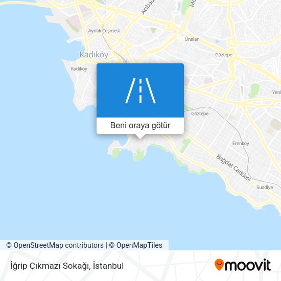 İğrip Çıkmazı Sokağı harita