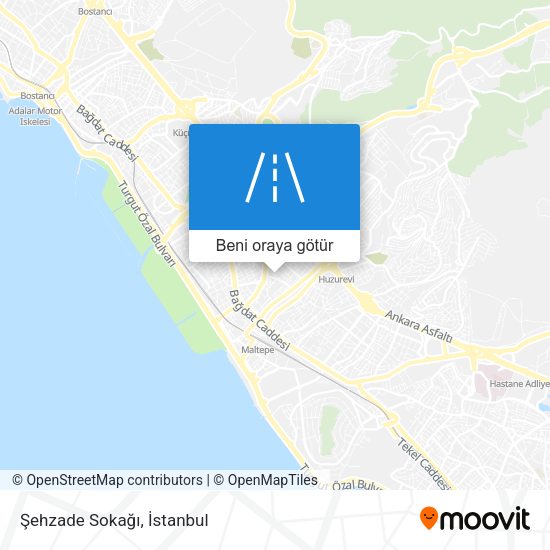 Şehzade Sokağı harita