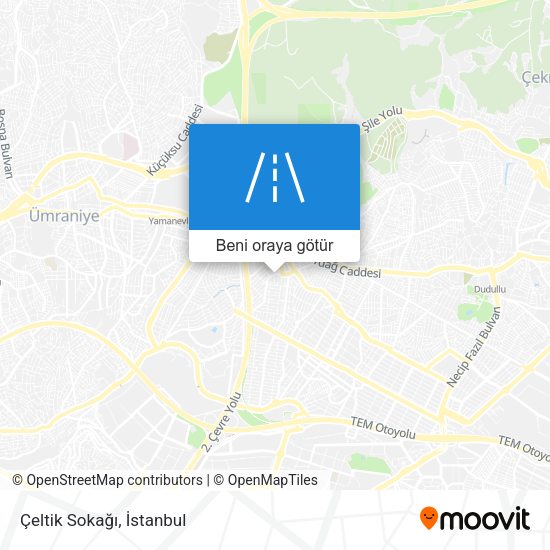 Çeltik Sokağı harita