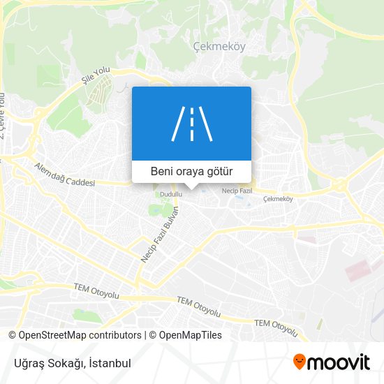 Uğraş Sokağı harita