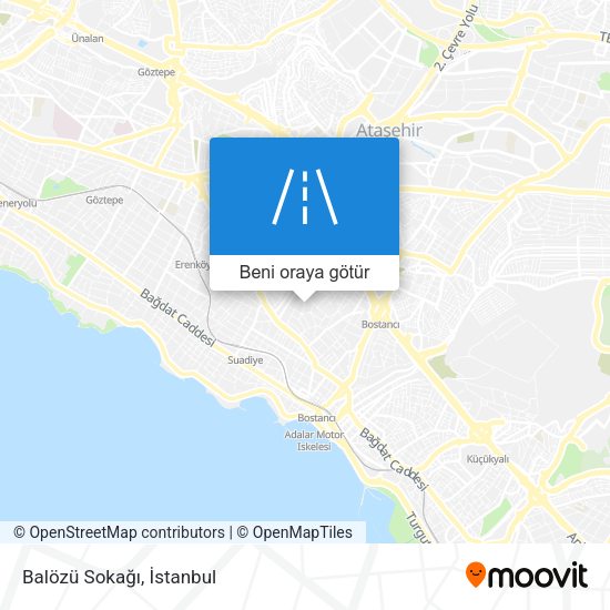 Balözü Sokağı harita