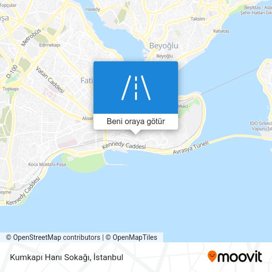 Kumkapı Hanı Sokağı harita