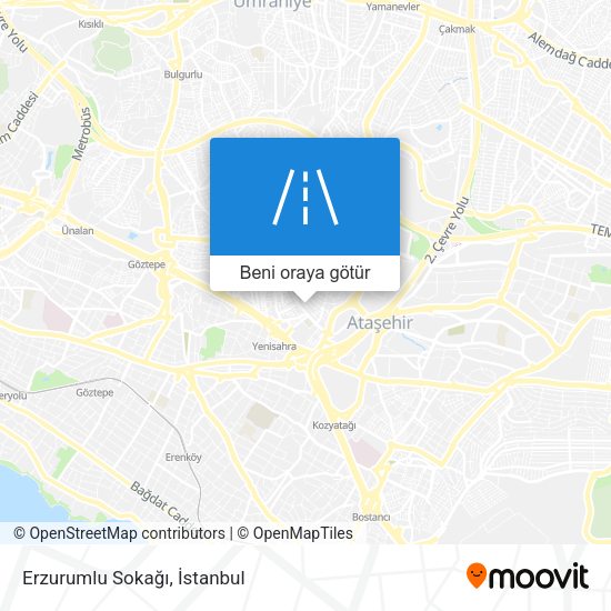 Erzurumlu Sokağı harita
