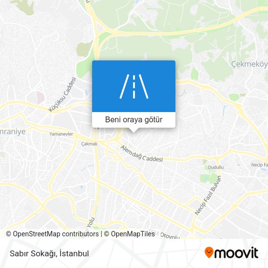 Sabır Sokağı harita