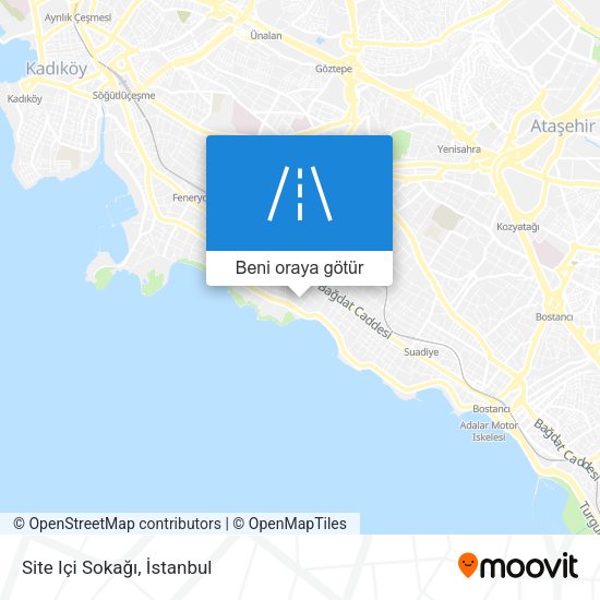 Site Içi Sokağı harita