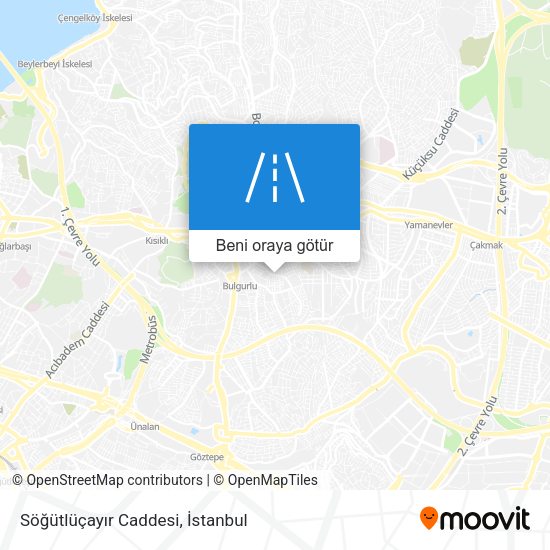 Söğütlüçayır Caddesi harita
