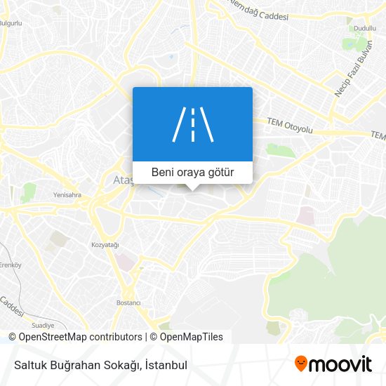 Saltuk Buğrahan Sokağı harita