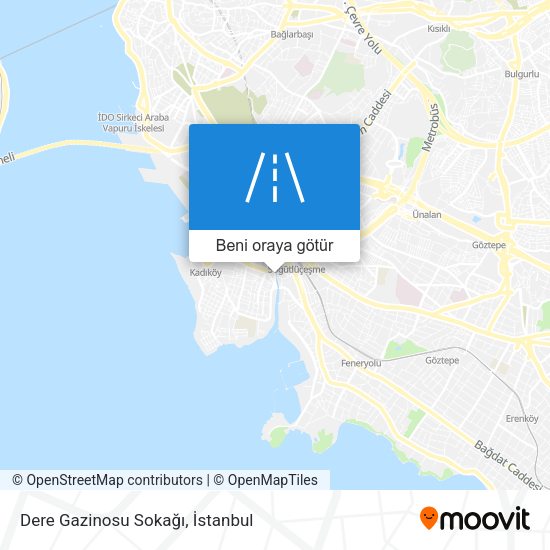 Dere Gazinosu Sokağı harita
