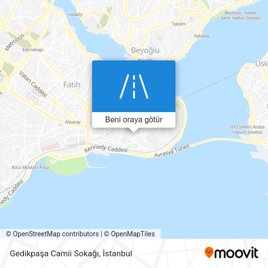 Gedikpaşa Camii Sokağı harita