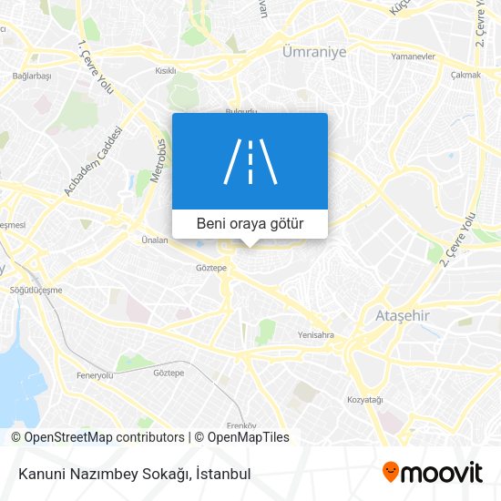 Kanuni Nazımbey Sokağı harita