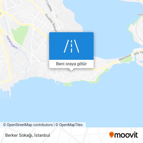Berker Sokağı harita