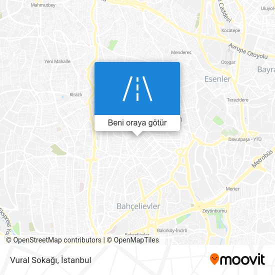 Vural Sokağı harita