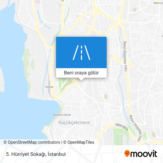 5. Hürriyet Sokağı harita