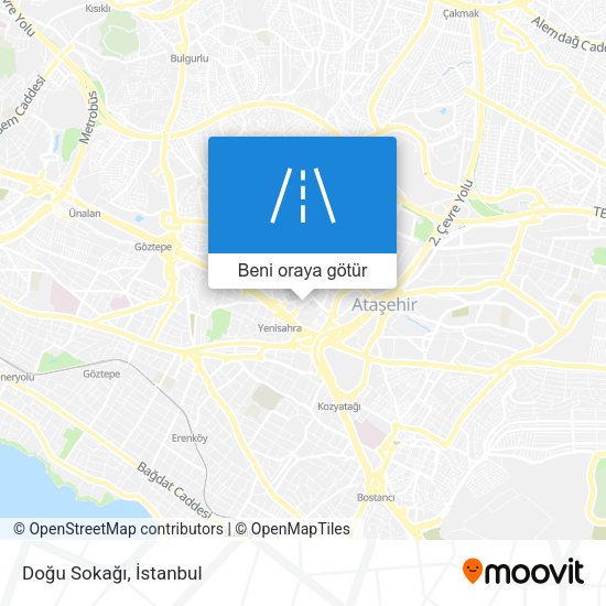Doğu Sokağı harita