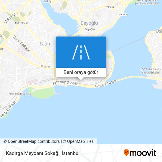 Kadırga Meydanı Sokağı harita