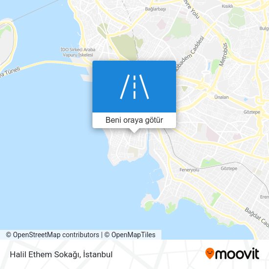 Halil Ethem Sokağı harita