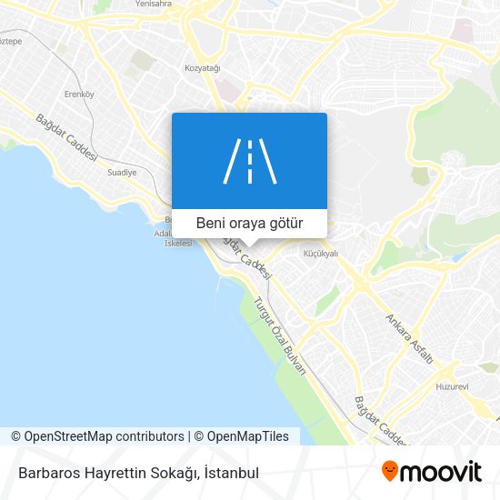 Barbaros Hayrettin Sokağı harita
