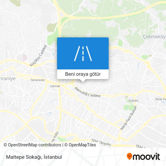 Maltepe Sokağı harita