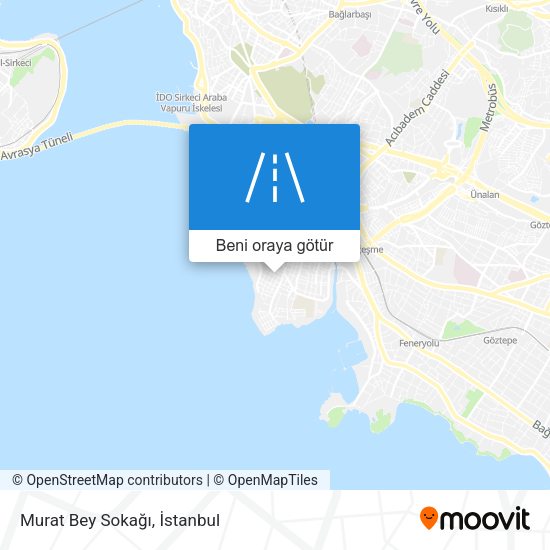 Murat Bey Sokağı harita